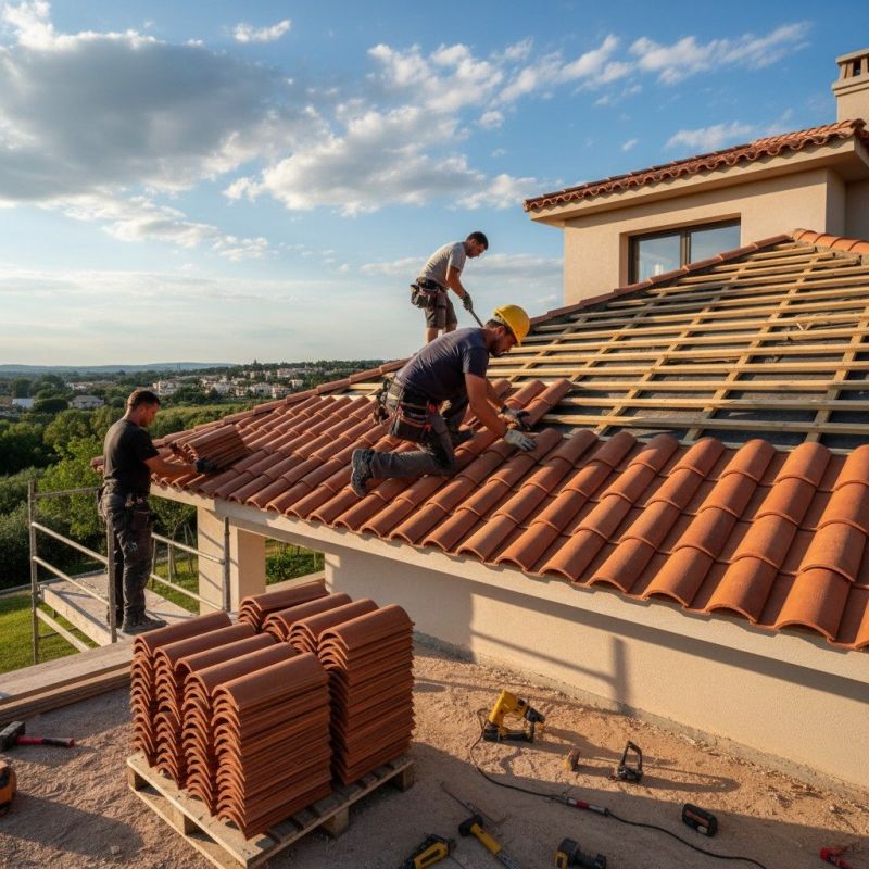 Tile Roof Replacement